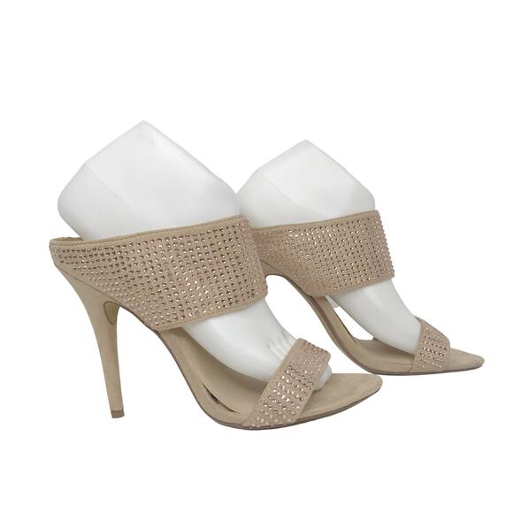 Zigi Soho Dahny Rhinestone Heels Pink-Beige - Picture 4 of 9